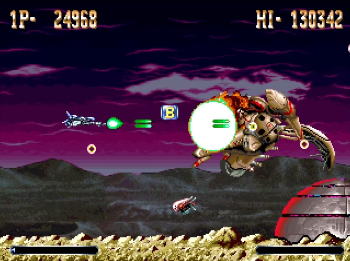 Hyper Duel - геймплей игры Arcade